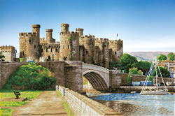 Diamond Dotz Conwy Castle Wales - Needleart World