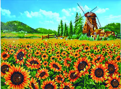 Diamond Dotz Sunflower Windmill - Needleart World