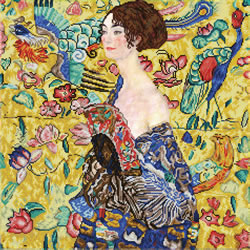 Diamond Dotz Lady with Fan (Klimt) - Needleart World