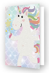 Diamond Dotz Greeting Card Unicorn Wish - Needleart World