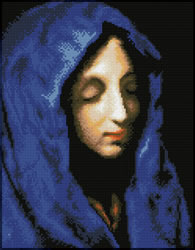 Diamond Dotz The Blue Madonna (aprs Carlo Dolci) - Needleart World