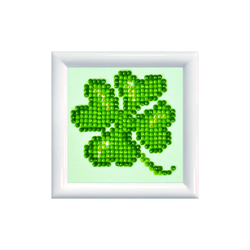 Diamond Dotz Lucky Leaves DD Kit with Frame - Needleart World