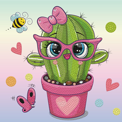 Diamond Dotz Dotzies - Pretty in Pink Cactus - Needleart World
