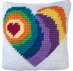 Kussen borduurpakket Wishing Heart - Needleart World