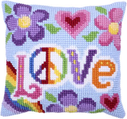 Kussen borduurpakket Love Always - Needleart World