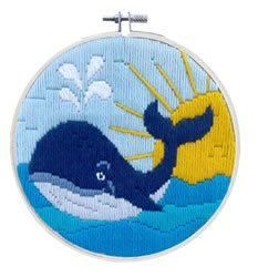 Platsteek borduurpakket Whale Song - Needleart World