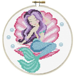 Voorbedrukt borduurpakket Mermaid Dreams - Needleart World