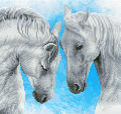 Pre-printed cross stitch kit Horse prayer - Needleart World