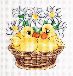 Cross stitch kit Ducklings - PANNA