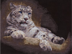 Borduurpakket Snow Leopard - PANNA