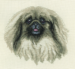 Cross Stitch Kit Pekinese - PANNA