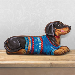 Borduurpakket Dachshund (Cushion Front) - PANNA