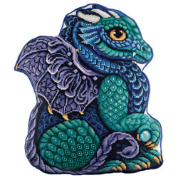 Cross stitch kit Cushion Front My dragon - PANNA