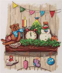 Cross stitch kit The Mantel - PANNA