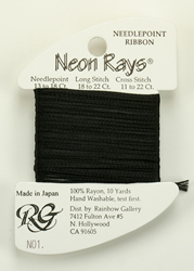 Neon Rays Black - Rainbow Gallery