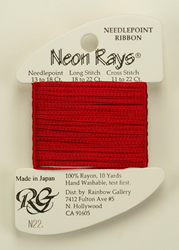 Neon Rays Crimson - Rainbow Gallery