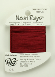 Neon Rays Burgundy - Rainbow Gallery