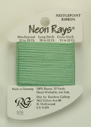 Neon Rays Pale Green - Rainbow Gallery
