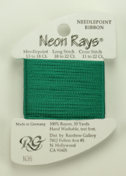Neon Rays Jade Green - Rainbow Gallery