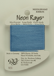 Neon Rays Lite Blue - Rainbow Gallery