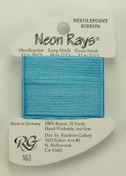 Neon Rays Lite Aqua - Rainbow Gallery