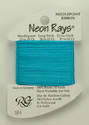 Neon Rays Aqua - Rainbow Gallery