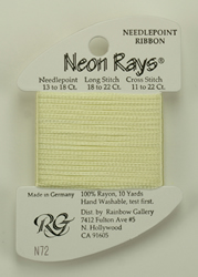 Neon Rays Pale Yellow - Rainbow Gallery