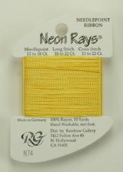 Neon Rays Golden Yellow - Rainbow Gallery