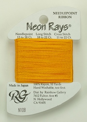 Neon Rays Yellow Orange - Rainbow Gallery