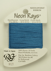 Neon Rays Lite Federal Blue - Rainbow Gallery