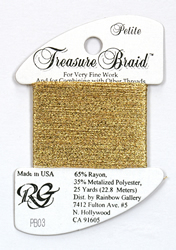 Petite Treasure Braid Gold - Rainbow Gallery