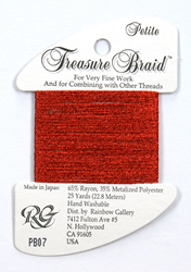 Petite Treasure Braid Red - Rainbow Gallery
