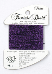 Petite Treasure Braid Purple - Rainbow Gallery