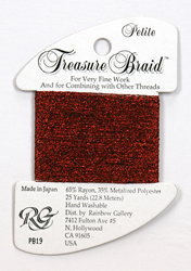 Petite Treasure Braid Ruby - Rainbow Gallery