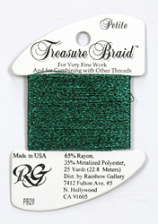 Petite Treasure Braid Dark Green - Rainbow Gallery