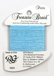 Petite Treasure Braid Pearl Blue - Rainbow Gallery