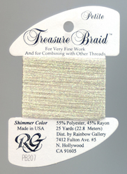 Petite Treasure Braid Ecru - Rainbow Gallery