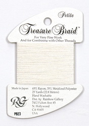 Petite Treasure Braid White - Rainbow Gallery