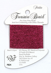 Petite Treasure Braid Fuchsia - Rainbow Gallery