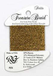 Petite Treasure Braid Antique Gold - Rainbow Gallery