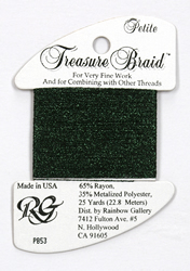 Petite Treasure Braid Midnight Green - Rainbow Gallery