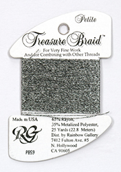 Petite Treasure Braid Black Silver - Rainbow Gallery