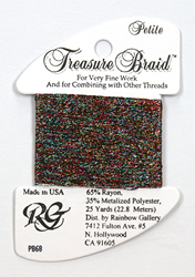 Petite Treasure Braid Black Opal - Rainbow Gallery
