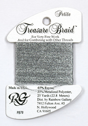 Petite Treasure Braid Silver Grey - Rainbow Gallery