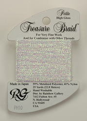 Petite Treasure Braid High Gloss White Pearl - Rainbow Gallery