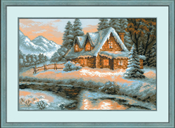 Cross Stitch Kit Winter View - RIOLIS