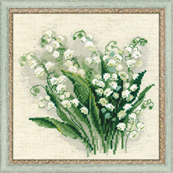 Cross Stitch Kit Lilly of the Valley - RIOLIS