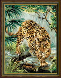 Cross Stitch Kit Owner of the Jungle - RIOLIS