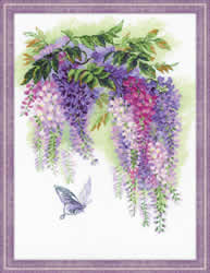 Cross stitch kit Wisteria - RIOLIS