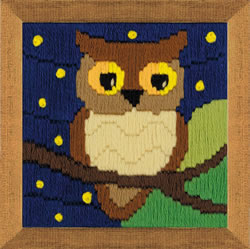 Cross stitch kit Owl Among the Stars - RIOLIS